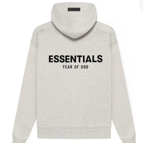 Essentials fear of god light oat Hoodie for Men XL brand new with tags and bag